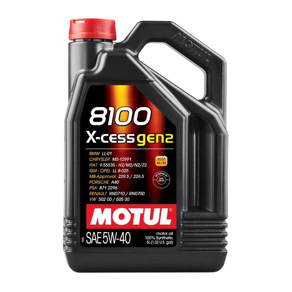 MOTUL 8100 X-CESS GEN2 A3B4｜全合成機油【5W-40】