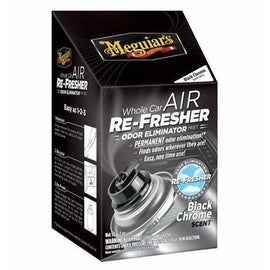 MEGUIARS Whole Car Air Re-Fresher Odor Eliminator - Black Chrome Scent｜黑鉻香味 空氣清新噴霧