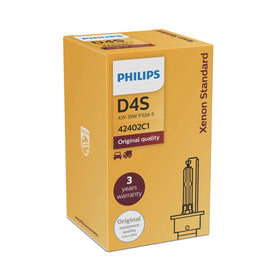 Philips Standard HID D4S Xenon 頭燈燈膽 4200K (單隻)【Standard HID】