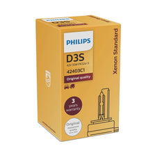 Load image into Gallery viewer, Philips Standard HID D3S Xenon 頭燈燈膽 4200K (單隻)【Standard HID】