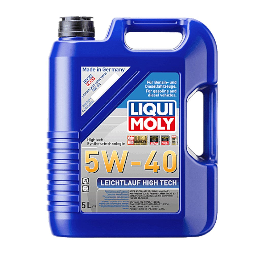 LIQUI LEICHTLAUF HIGH TECH 雷神高科技合成機油 5W40 5L｜LIQUI MOLY 力魔 LEICHTLAUF HIGH TECH 雷神高科技合成機油 5W40 5L