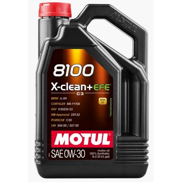 MOTUL 8100 X-CLEAN+ EFE C3 (新品)｜全合成汽車發動機機油【5W-40】