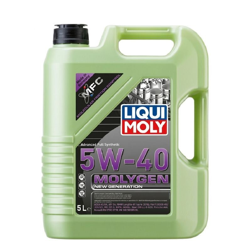 LIQUI MOLYGEN NEW GENERATION 新一代魔護機油 5W40 5L｜LIQUI MOLY 力魔 MOLYGEN NEW GENERATION 新一代魔護機油 5W40 5L