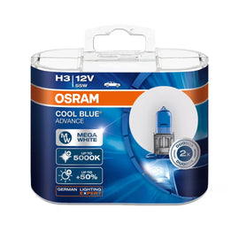 OSRAM Cool Blue Advance H3鹵素大燈燈膽 5000K (一對)
