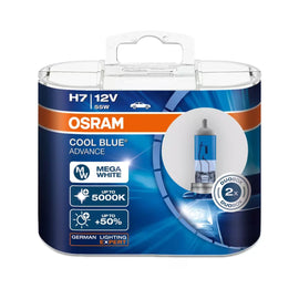 OSRAM Cool Blue Advance H7 鹵素大燈燈膽 5000K (一對)【Cool Blue Advance】