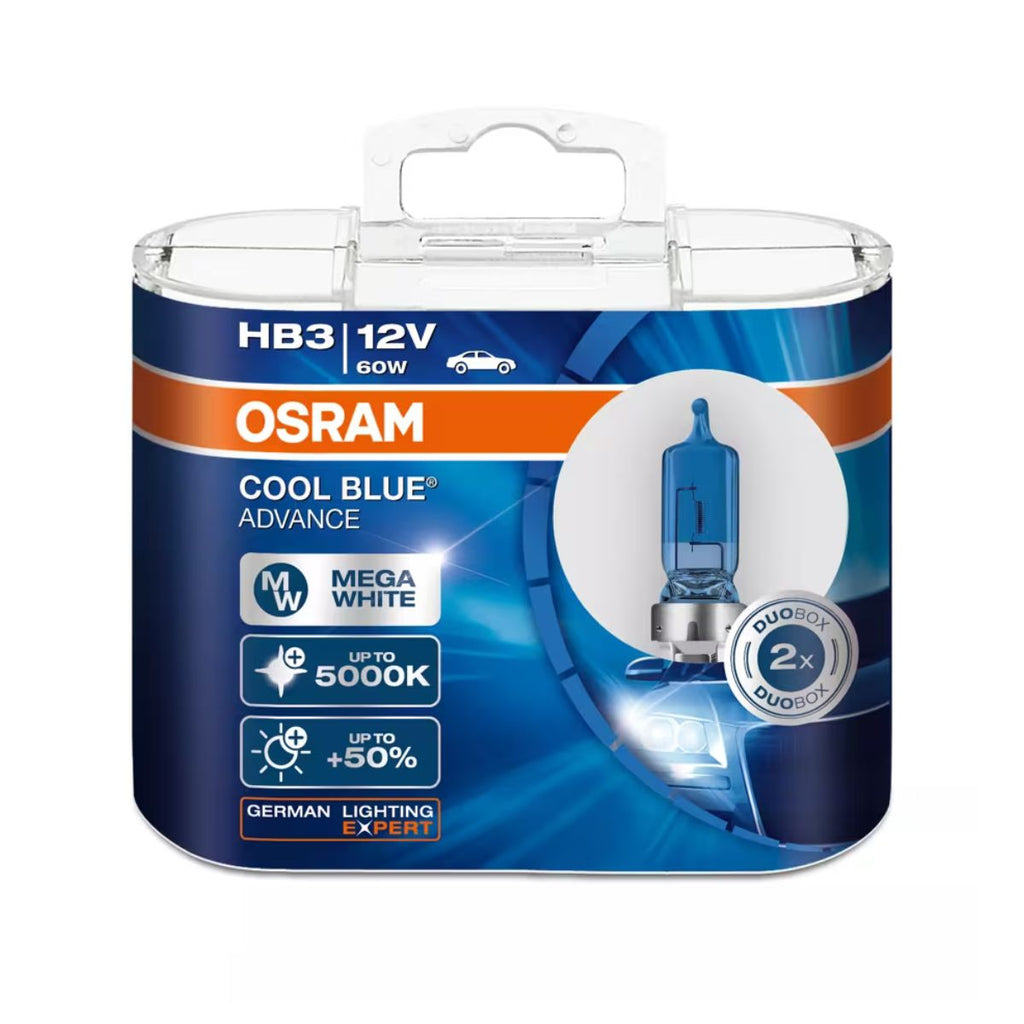OSRAM Cool Blue Advance HB3 鹵素大燈燈膽 5000K (一對)【Cool Blue Advance】