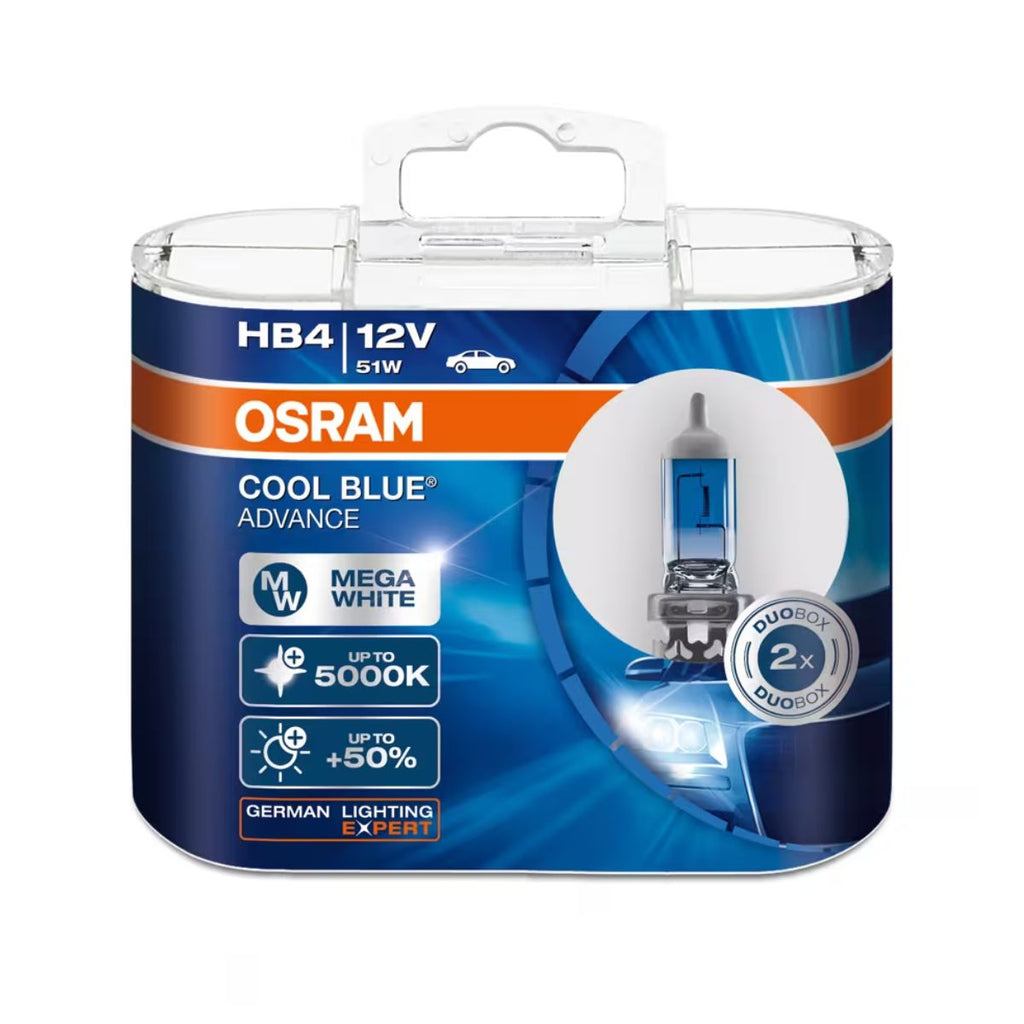 OSRAM Cool Blue Advance HB4 鹵素大燈燈膽 5000K (一對)【Cool Blue Advance】