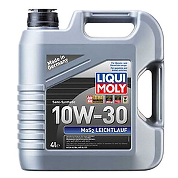 LIQUI MoS2 Leicht­lauf 10W-30｜MoS2 雷神半合成機油 10W-30 SL/CF A3/B4