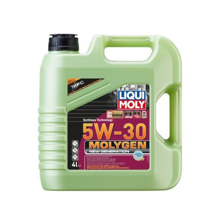 LIQUI MOLYGEN NEW GENERATION 新一代魔護機油 5W30 DPF (4L)｜LIQUI MOLY 力魔 MOLYGEN NEW GENERATION 新一代魔護機油 5W30 DPF (4L)