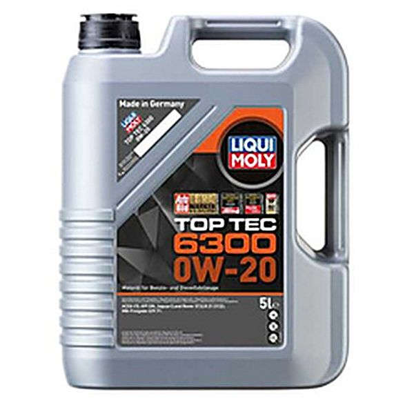 LIQUI Top Tec 6300 0W-20｜頂技6300 合成機油 0W-20 SN C5 (特別適合最新款捷豹、路虎、奔馳車)