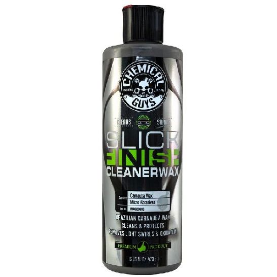 CHEMICAL Slick Finish Cleaner Wax Light Paint Cleanser & Brilliant Shine Carnauba Wax｜Cleanerwax 液體粘土新車去污蠟【深度清潔產品】