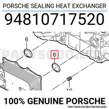 Load image into Gallery viewer, Porsche Engine Oil Cooler Gasket - Elring 482.260