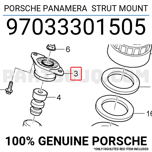 Porsche Shock Absorber - Bilstein B4 Touring (Damptronic) 26-256436