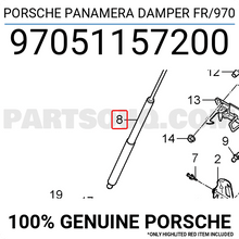 Load image into Gallery viewer, Porsche Hood Lift Support - Stabilus 172327