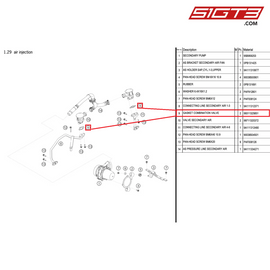 Porsche Secondary Air Injection Control Valve Gasket - OE Supplier 0PB131550
