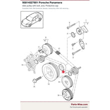 Load image into Gallery viewer, Porsche Drive Belt Idler Pulley - Aftermarket 95814527901