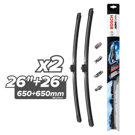 Bosch AeroTwin   Porsche Cayenne 92A   (9/2010+) (  /  )｜Bosch AeroTwin 前水撥適用於 Porsche Cayenne 92A 右軚款 (9/2010+) (一對 / 多扣式)