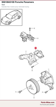 Load image into Gallery viewer, Porsche Engine Coolant Flange Gasket - Elring 475.080
