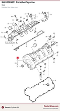 Load image into Gallery viewer, Porsche Engine Valve Cover Gasket Kit - Reinz 711192200KT