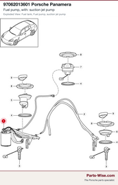 Porsche Fuel Pump Kit - Genuine Porsche 97062013601KT
