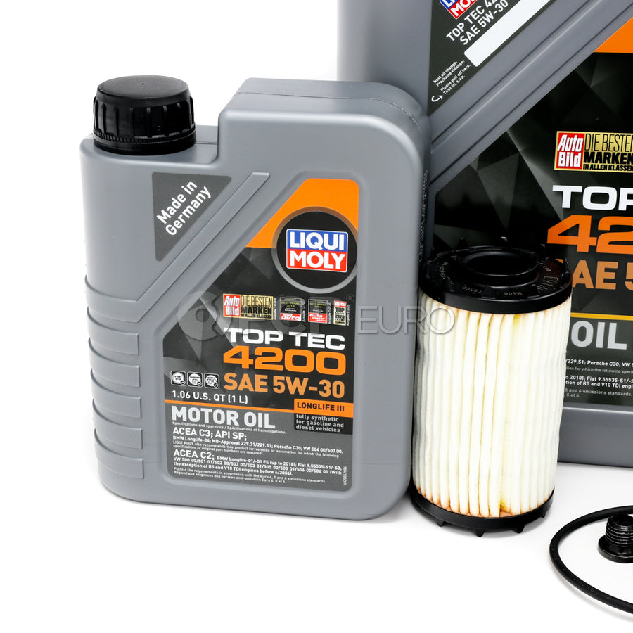 Porsche Engine Oil Change Kit (5W-30) - Liqui Moly 971OILKT2