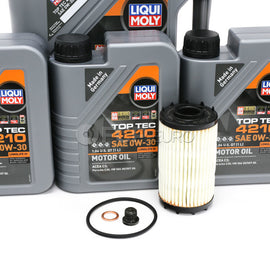 Porsche Engine Oil Change Kit (0W-30) - Liqui Moly 971OILKT4
