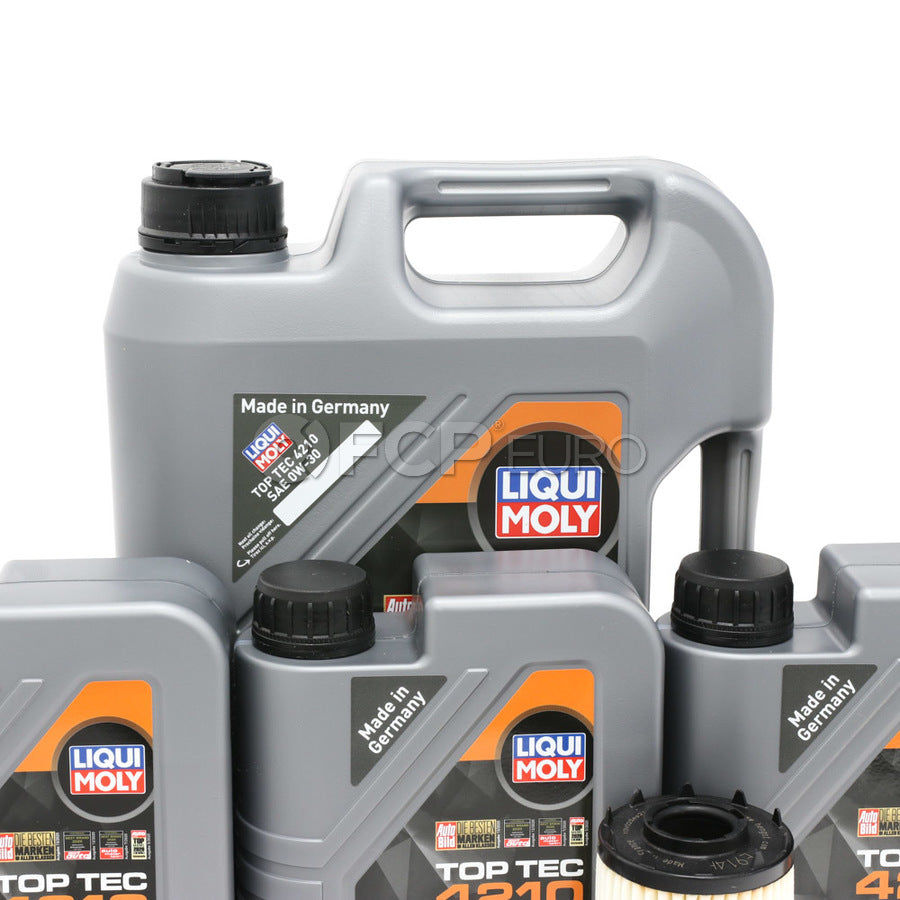 Porsche Engine Oil Change Kit (0W-30) - Liqui Moly 971OILKT4