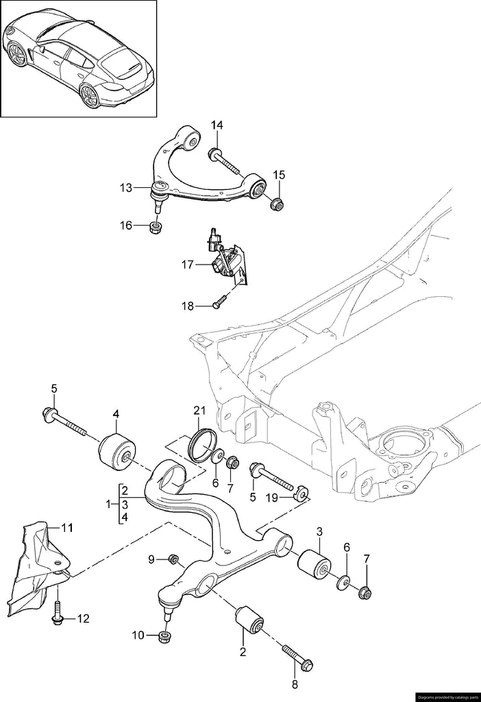 Porsche Control Arm Bushing - Meyle 4146100000
