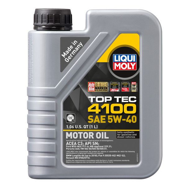 5W40 TOP TEC 4100 Engine Oil (1 Liter) - Liqui Moly LM2329