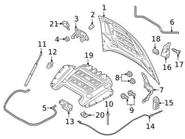 Porsche Hood Lift Support - Stabilus 281812