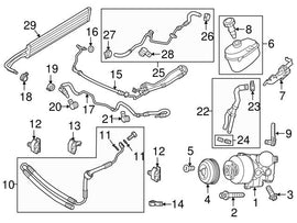 Porsche Power Steering Reservoir Kit - Genuine Porsche 97035907101KT