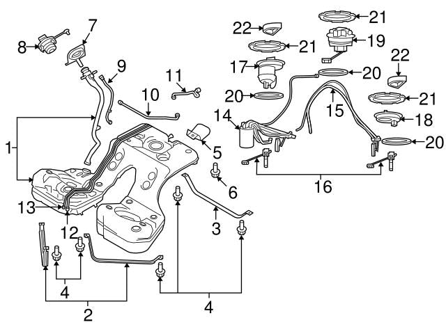 Porsche Fuel Pump Kit - Genuine Porsche 97062013802KT