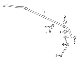 Porsche Stabilizer Bar Link Kit - Meyle HD 4160600028HDKT