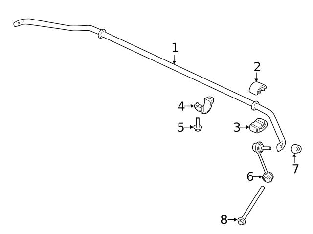 Porsche Stabilizer Bar Link - Meyle 4160600028HD