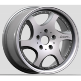 全新款運動款細閃銀車邊+車輻條+(III)工程銑亮字（字描黑色油漆）車鈴-一套4件