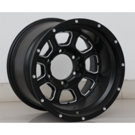 全新款運動款黑色車輻條+(III工程)銑鉚釘孔+50%啞光透明金油車鈴-一套4件