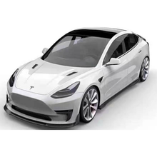 Load image into Gallery viewer, 全新頭唇包圍（特斯拉 Model 3 專用）- 碳纖整套