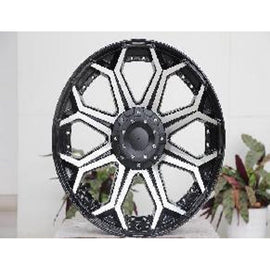 全新款 運動款 黑色車輻條+黑色金油 車鈴-一套4件