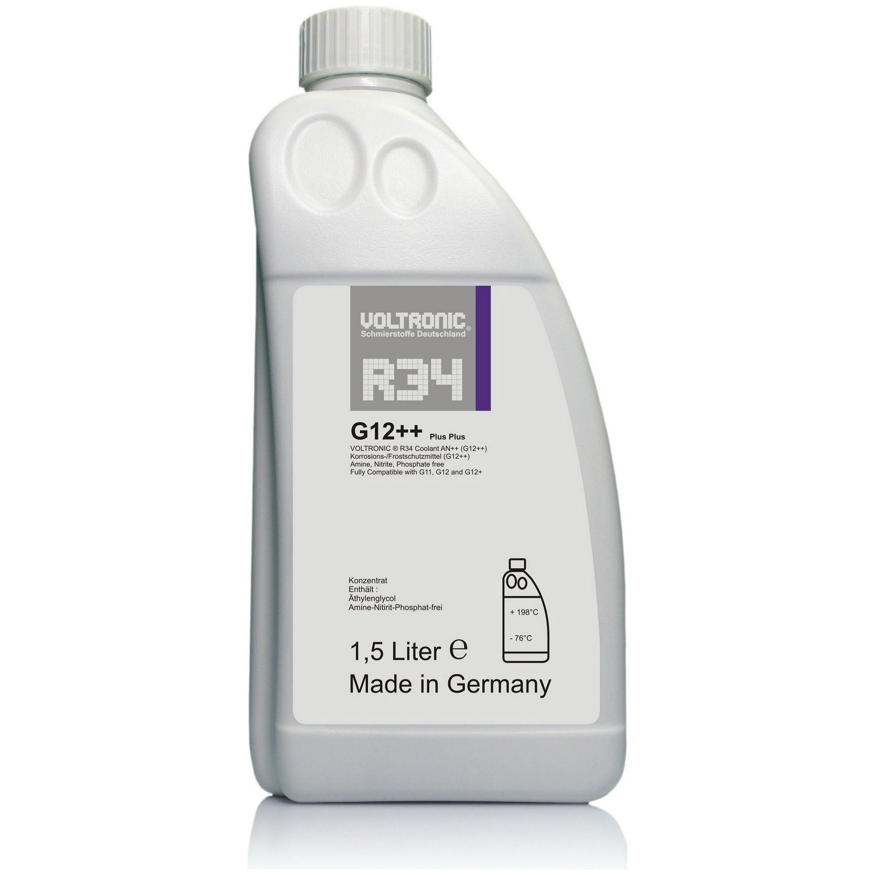 VOLTRONIC  R34 Coolant AN++ (G12 Plus Plus)水箱冷卻液 1.5升裝