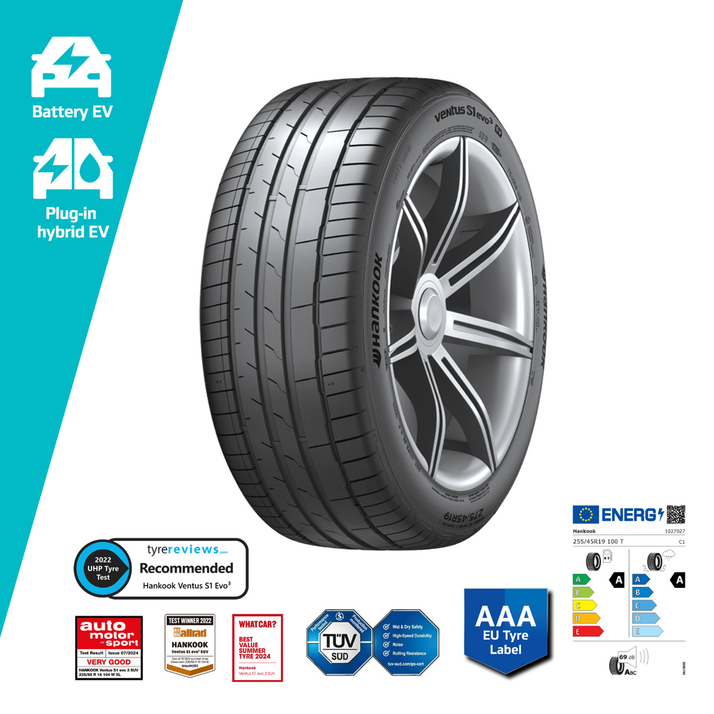 HANKOOK Ventus S1 evo3 EV 225/55R19 103Y XL【韓泰】