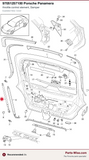 Porsche Hatch Lift Support - Stabilus 519830
