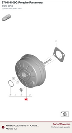 Porsche Brake Booster - TRW PSA621