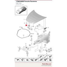 Load image into Gallery viewer, Porsche Hood Safety Catch - Vaico V10-9283