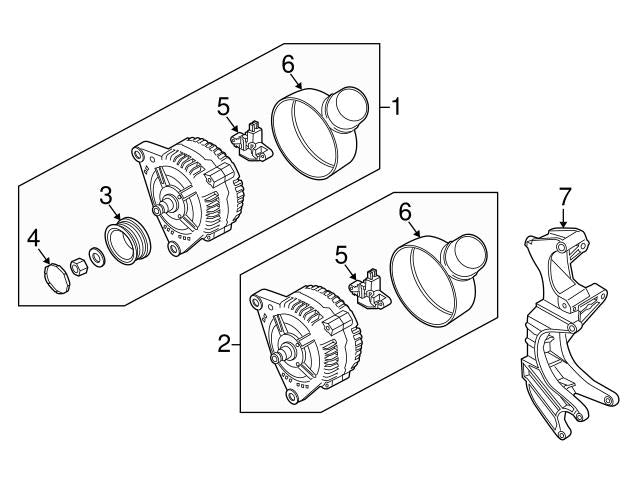 Porsche VW Alternator Pulley - INA 5350083100