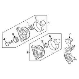 Porsche VW Alternator Pulley - INA 5350083100