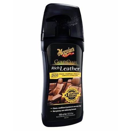 MEGUIARS Gold Class Rich Leather Gel｜金裝三合一真皮清潔護理素