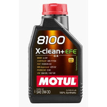 Load image into Gallery viewer, MOTUL 8100 X-CLEAN+ EFE C3 (新品)｜全合成汽車發動機機油【5W-40】