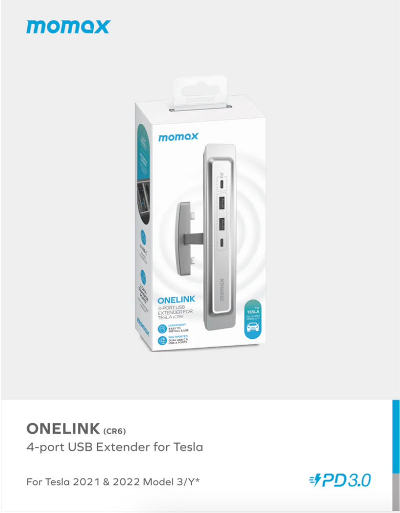 ONELINK Tesla專用4輸出USB延伸器 CR6S