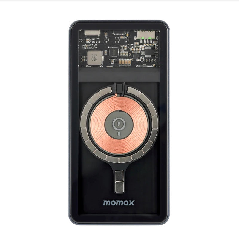 Q.Mag Power+ 透明磁吸無線充電尿袋流動電源 10000mAh IP100MFIE