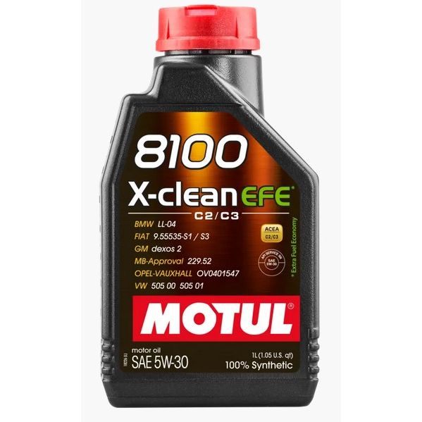 MOTUL 8100 X-CLEAN EFE C2/C3｜全合成機油【5W-30】